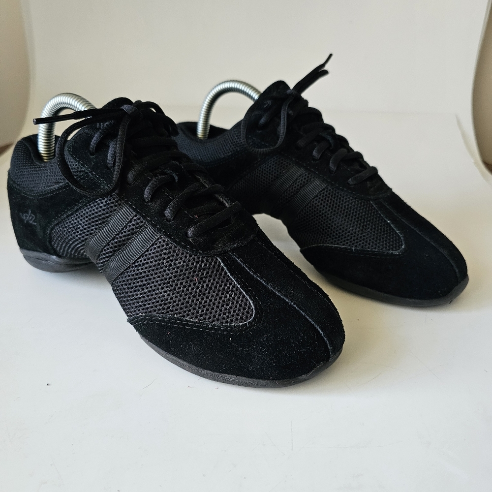 Skazz by Sansha Womens Dance Studio Exercise Sneakers Suede Leather Split Sole 7